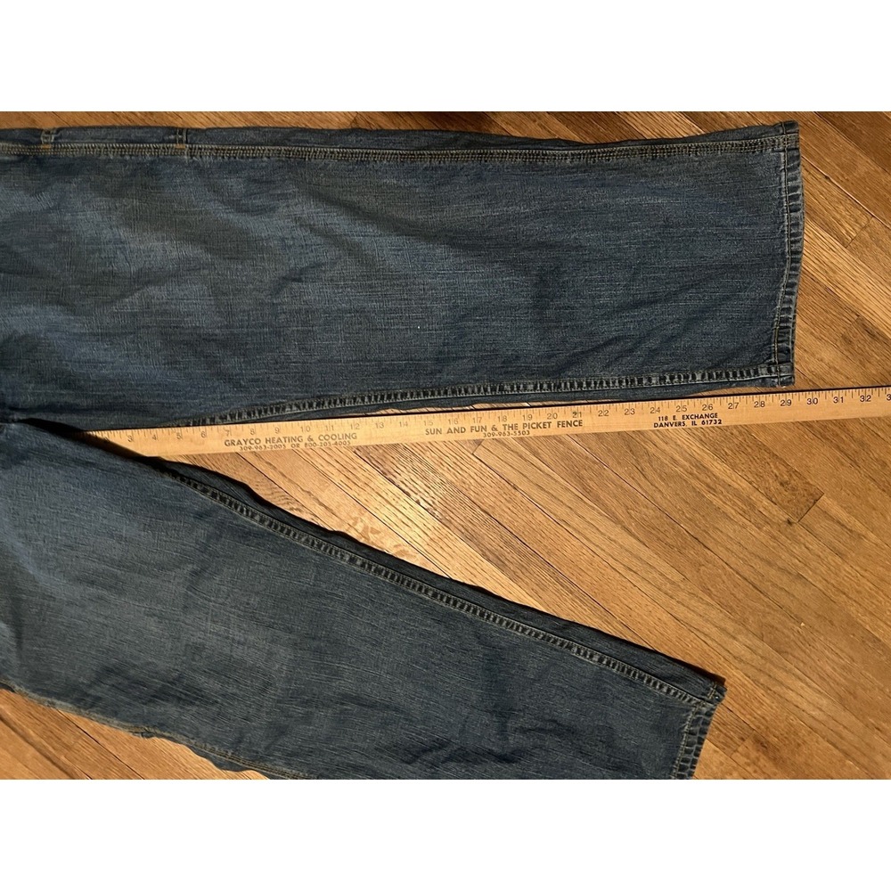Levi's Carpenter Jeans Mens 36x30 Loose Straight Blue Denim Utility Workwear Y2K - Picture 4 of 6